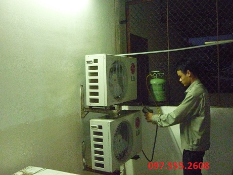Nạp ga máy điều hòa nhiệt độ tại nhà